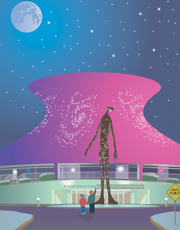 McDonnell Planetarium McDonnell Planetarium, illustration by Janet Muhm