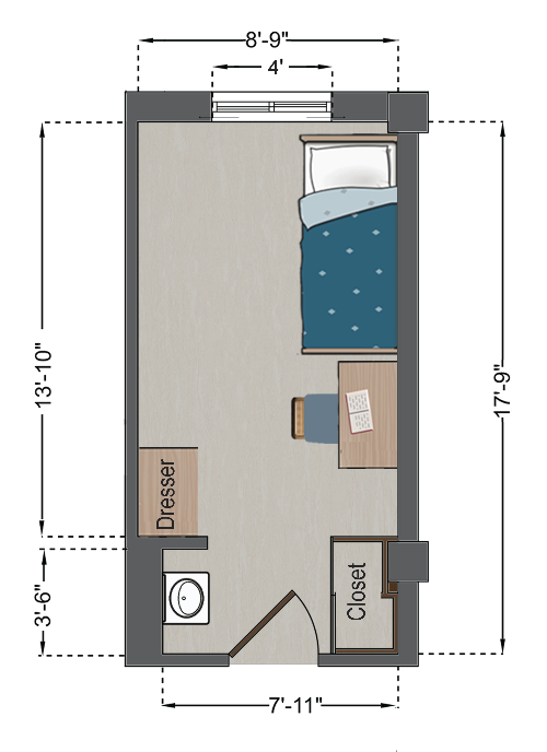 Fusz Hall Single Fusz Hall Single