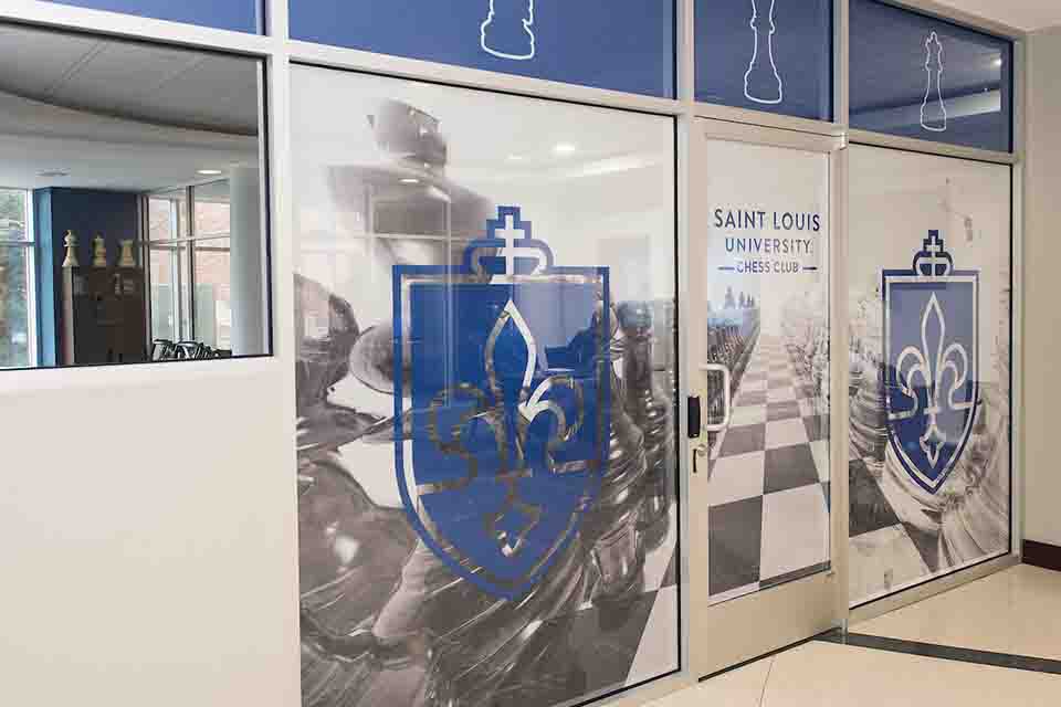 View inside SLU chess club facility View inside SLU chess club facility