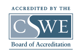 CWSE Logo Logo stating Accredited by CWSE Committee on Accreditation